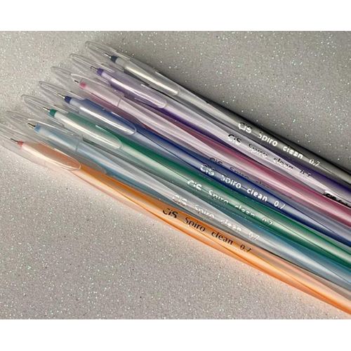 caneta esferográfica 0.7mm spiro clean diversas cores cis 52.0616 sertic avulso