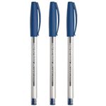 caneta esferográfica azul 3 unidades caneta esferográfica azul 3 unidades