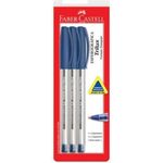 caneta esferográfica azul 3 unidades caneta esferográfica azul 3 unidades