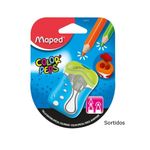 apontador com depósito 2 furos color peps apontador com depósito 2 furos color peps