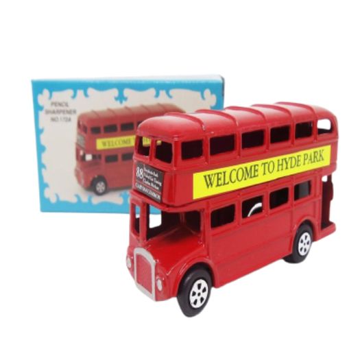 apontador de metal colecionável onibus de londres apontador de metal colecionável onibus de londres