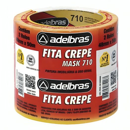fita crepe larga 50m 2 unidades fita crepe larga 50m 2 unidades