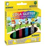 cola glitter 6 cores cola glitter 6 cores