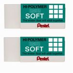 borracha hi-polymer eraser soft 2un