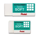 borracha hi-polymer eraser soft 2un