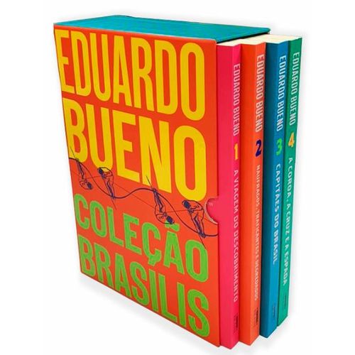 box coleção brasilis - 4 volumes