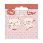 marcador de página love gato com 2 unidades marcador de página love gato com 2 unidades