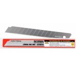 lâmina para estilete estreito tubo 10un lâmina para estilete estreito tubo 10un