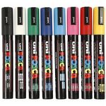 caneta marcador perma uni posca 2.0mm pc-5m com 8 unidades 58.9200 sertic