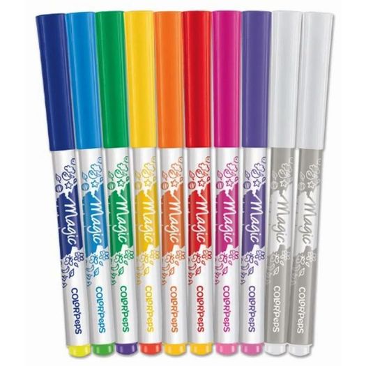 caneta hidro color peps magic 8 cores + 2 magicas caneta hidro color peps magic 8 cores + 2 magicas