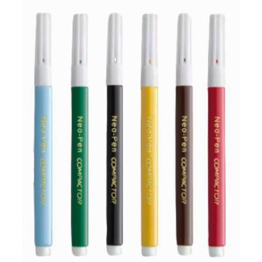 caneta hidrográfica 6 cores neo pen gigante caneta hidrográfica 6 cores neo pen gigante