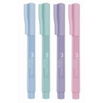 caneta hidrográfica fine pen pastel com 4 unidades caneta hidrográfica fine pen pastel com 4 unidades