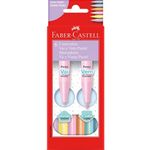 caneta hidrog 06 cores pastel ponta vai e vem 15.0906vvzf faber caneta hidrog 06 cores pastel ponta vai e vem 15.0906vvzf faber