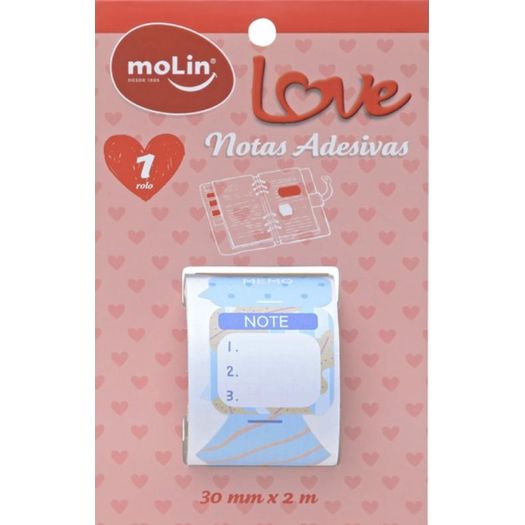 notas adesivas rolo love sortidas notas adesivas rolo love sortidas