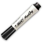 caneta para quadro branco marking preta recarregável 904204 bic blister