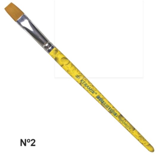 pincel chato 2 amarelo pincel chato 2 amarelo