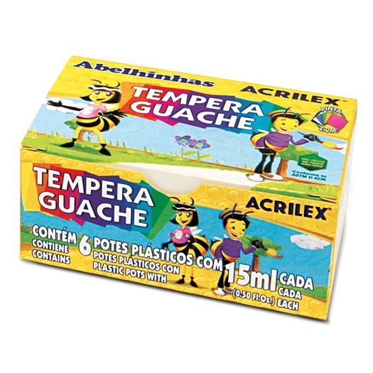 tinta guache 6 cores 2020 acrilex tinta guache 6 cores 2020 acrilex