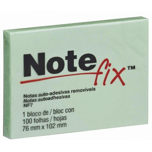 bloco note fix nf7 100 folhas verde bloco note fix nf7 100 folhas verde