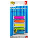 post it flags 100f 5 cores sortidas neon 11x43mm 3m