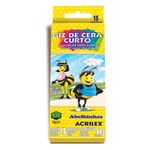 giz de cera toquinho 15 cores giz de cera toquinho 15 cores