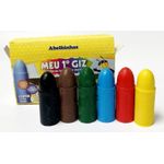 gizão de cera meu 1º giz com 6 cores gizão de cera meu 1º giz com 6 cores