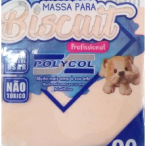 massa de biscuit 90 gramas marrom ursinho