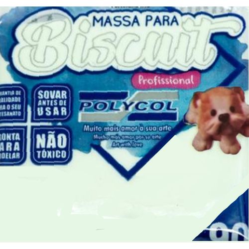 massa de biscuit 90 gramas verde peixinho