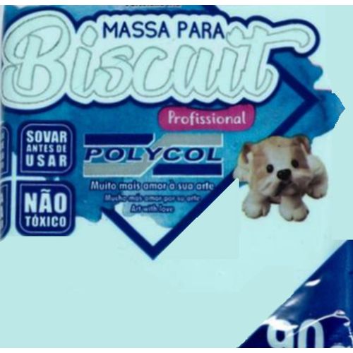 massa de biscuit 90 gramas verde sereia