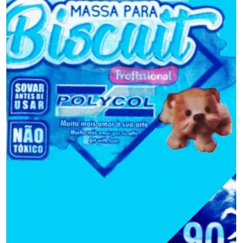 massa de biscuit 90 gramas azul royal