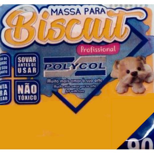 massa de biscuit 90 gramas laranja