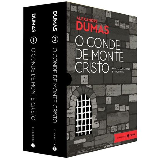 box o conde de monte cristo - edição comentada e ilustrada box o conde de monte cristo - edição comentada e ilustrada