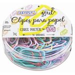 clips 2/0 tons pastel c/50 unidades clips 2/0 tons pastel c/50 unidades