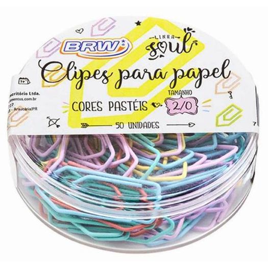 clips 2/0 tons pastel c/50 unidades clips 2/0 tons pastel c/50 unidades