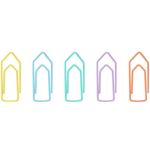 clips 2/0 tons pastel c/50 unidades clips 2/0 tons pastel c/50 unidades