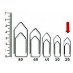 clips 2/0 tons pastel c/50 unidades clips 2/0 tons pastel c/50 unidades