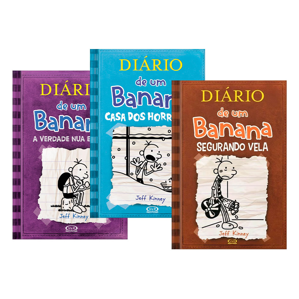 Livro Pack O Diário De Um Banana 1 + O Diário Do Rowley 1 de Jeff Kinney  (Português)