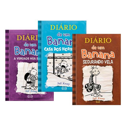 Coleção Especial - Diário de um banana 5, 6 e 7 - Livrarias Curitiba