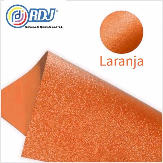 eva glitter laranja eva glitter laranja