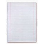 papel almaço c/pauta e margem 400f 4002 são domingos