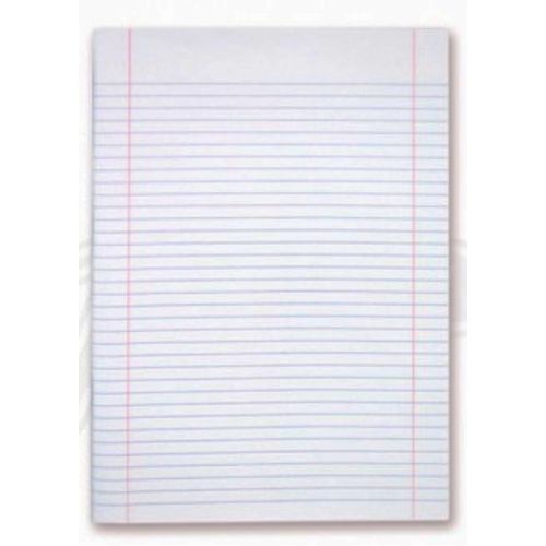 papel almaço c/pauta e margem 400f 4002 são domingos