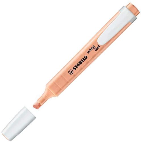 caneta marca-texto pêssego swing cool pastel stabilo 275/126 sertic