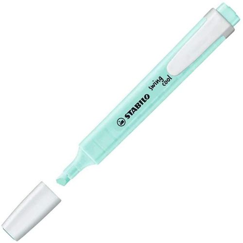 caneta marca-texto azul swing cool pastel stabilo 275/113 sertic