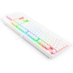teclado mecânico kala rgb branco switch azul - redragon teclado mecânico kala rgb branco switch azul - redragon