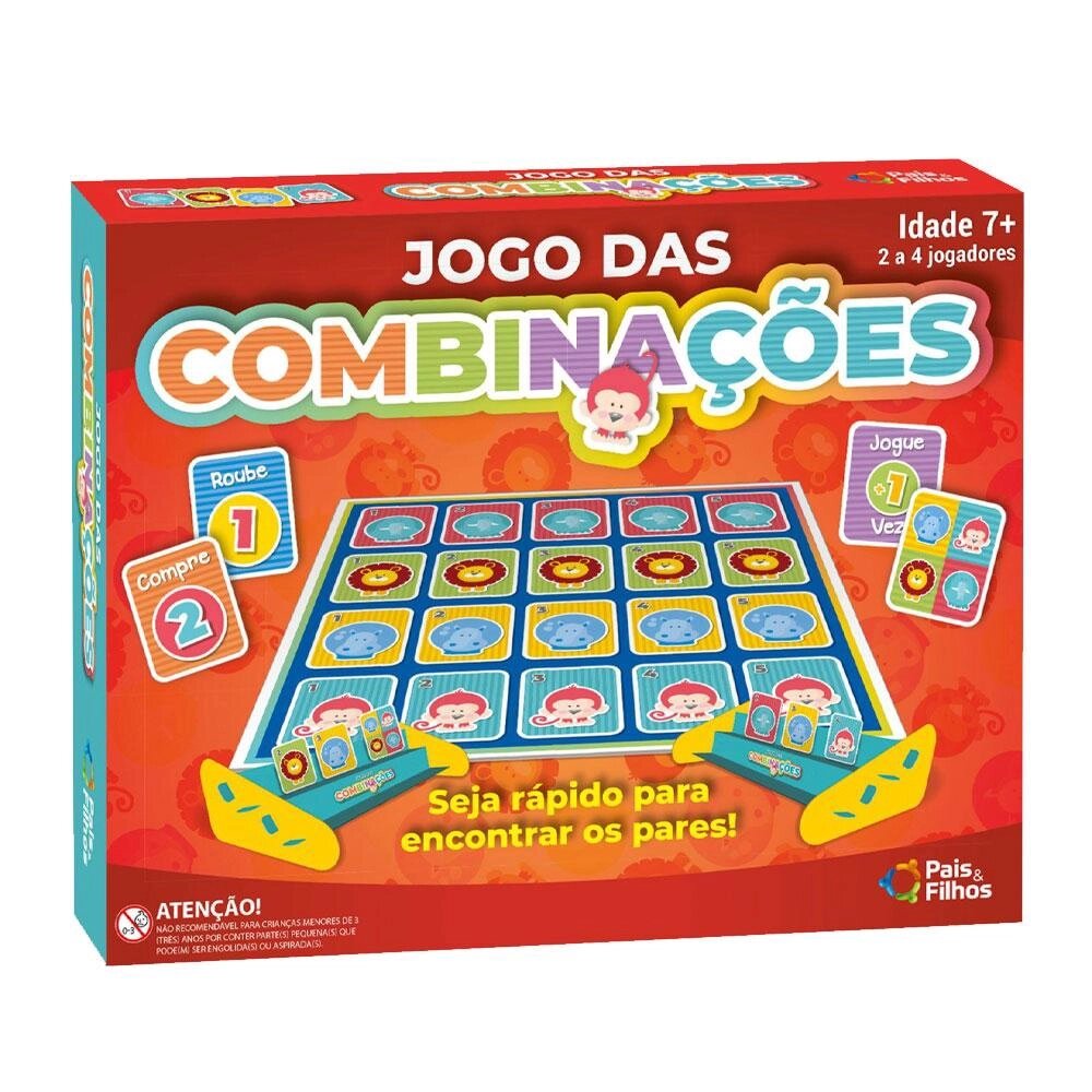 Jogo Das Combinações 0988 Pais E Filhos - Livrarias Curitiba