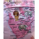 globo terrestre geográfico pink zoo 25cm com led globo terrestre geográfico pink zoo 25cm com led