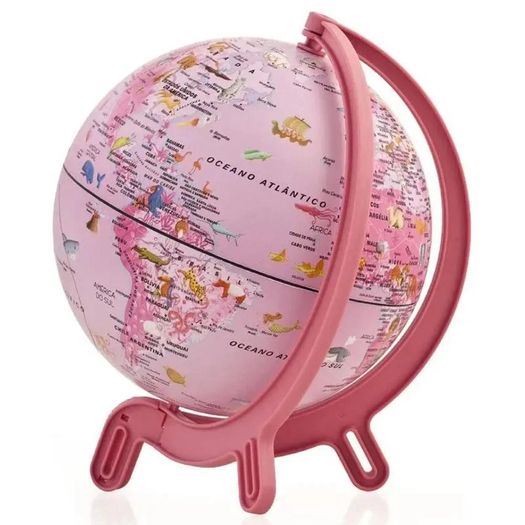 globo terrestre giacomino 16cm pink zoo globo terrestre giacomino 16cm pink zoo