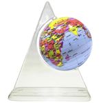 globo terrestre júnior 10cm régua acrílica globo terrestre júnior 10cm régua acrílica