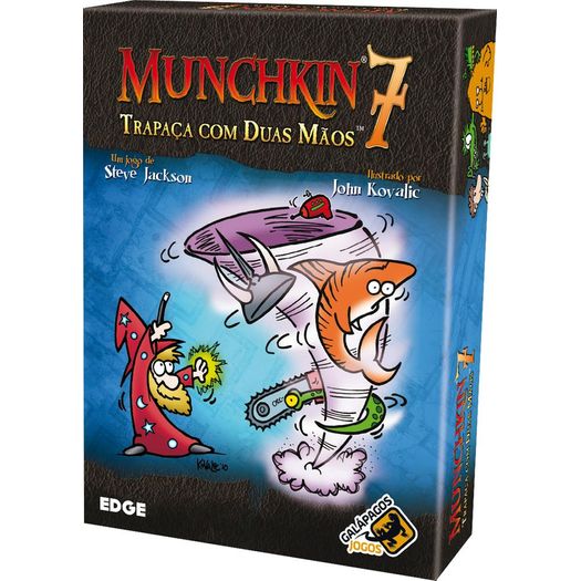 munchkin 7 - trapaça com duas mãos (expansão) - galápagos munchkin 7 - trapaça com duas mãos (expansão) - galápagos