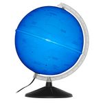 globo celeste cielo constelações 30cm com led base preta globo celeste cielo constelações 30cm com led base preta