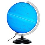 globo celeste cielo constelações 30cm com led base preta globo celeste cielo constelações 30cm com led base preta